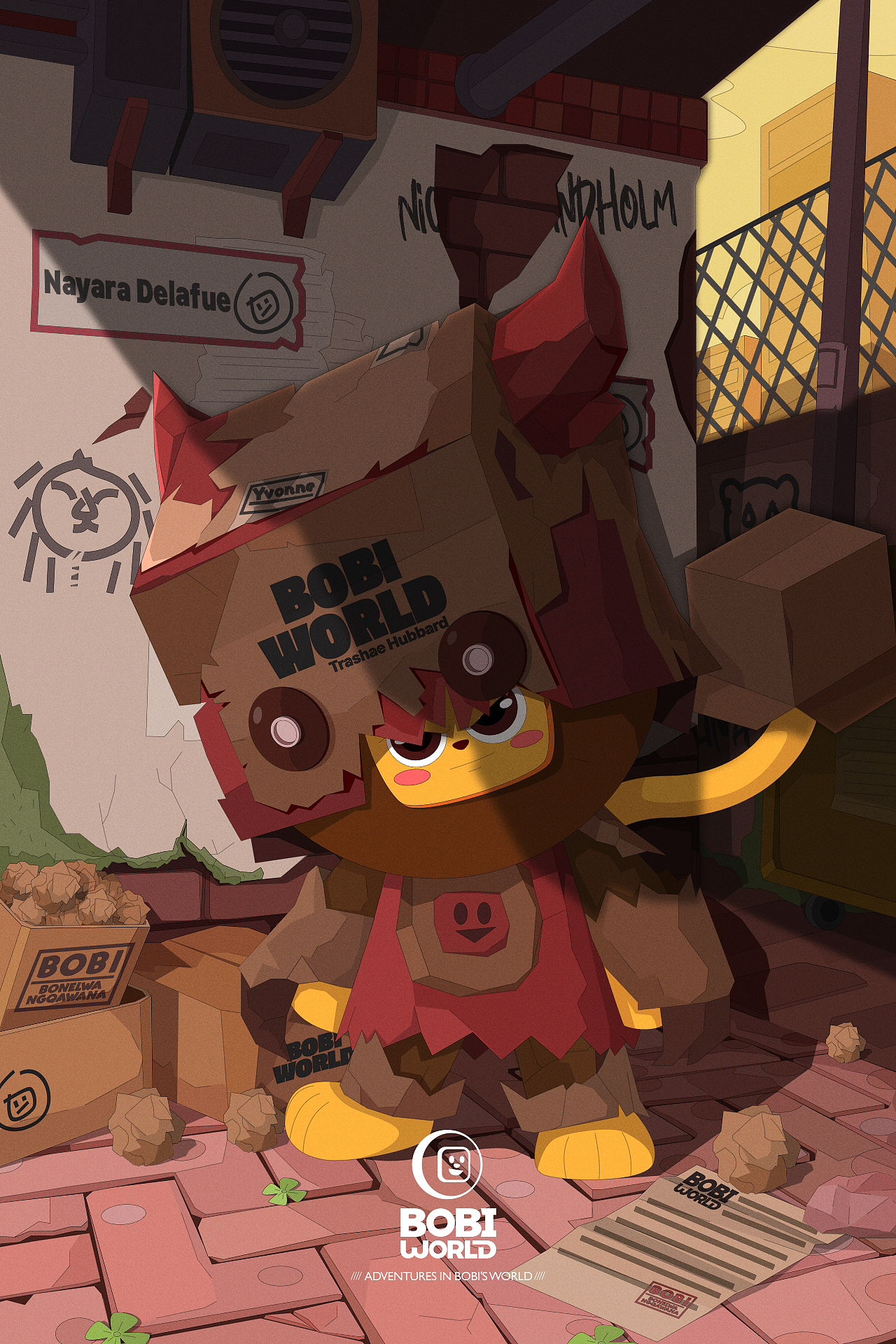 BOBI 废墟系列（图ZMzg0ODgzMDMy） - 商业插画 - 站酷设计师台台一台台1原创素材 - 站酷ZCOOL