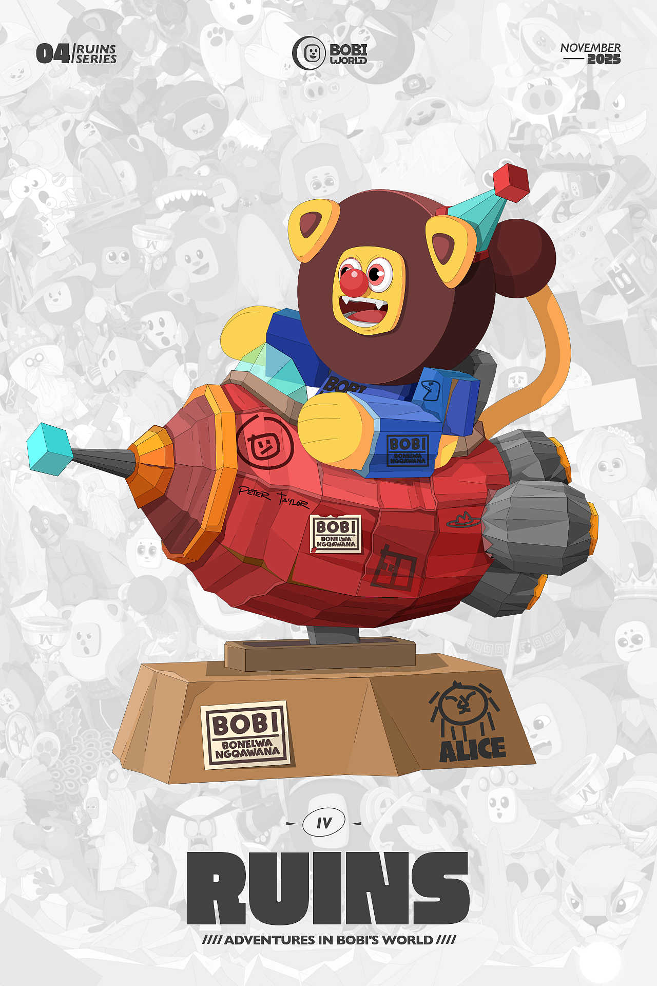 BOBI 废墟系列（图ZMzg0ODgyOTky） - 商业插画 - 站酷设计师台台一台台1原创素材 - 站酷ZCOOL