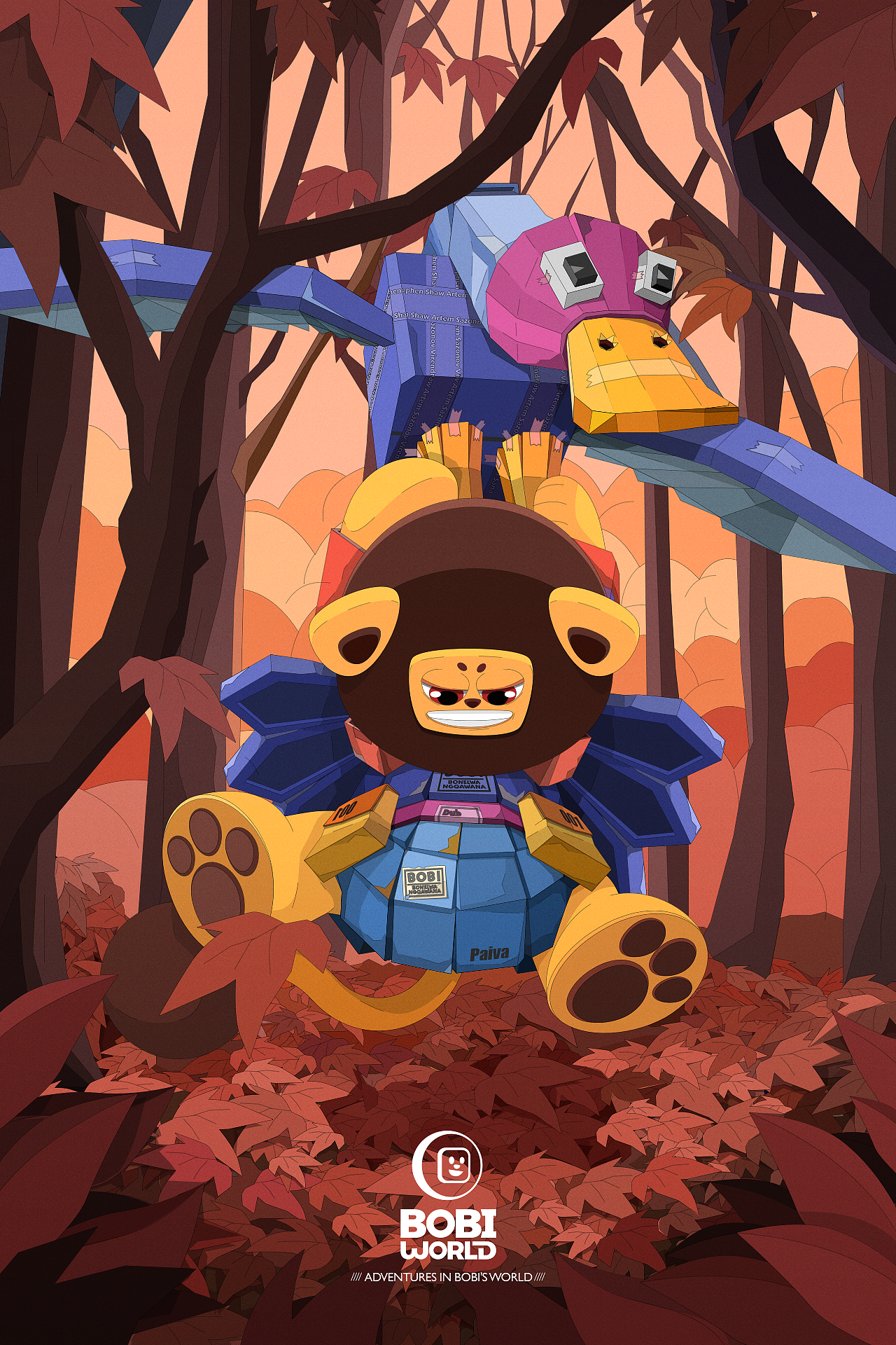 BOBI 废墟系列（图ZMzg0ODgzMTM2） - 商业插画 - 站酷设计师台台一台台1原创素材 - 站酷ZCOOL