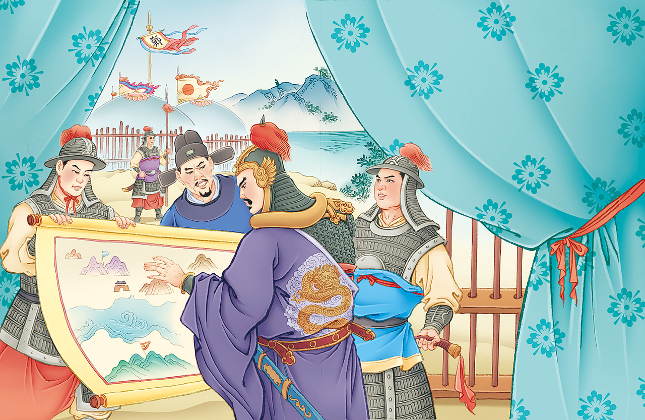 郑成功（图ZMzg0ODkxMzIw） - 绘本 - 站酷设计师柏松插图原创素材 - 站酷ZCOOL