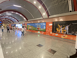 北京同仁堂地铁投放广告插画设计