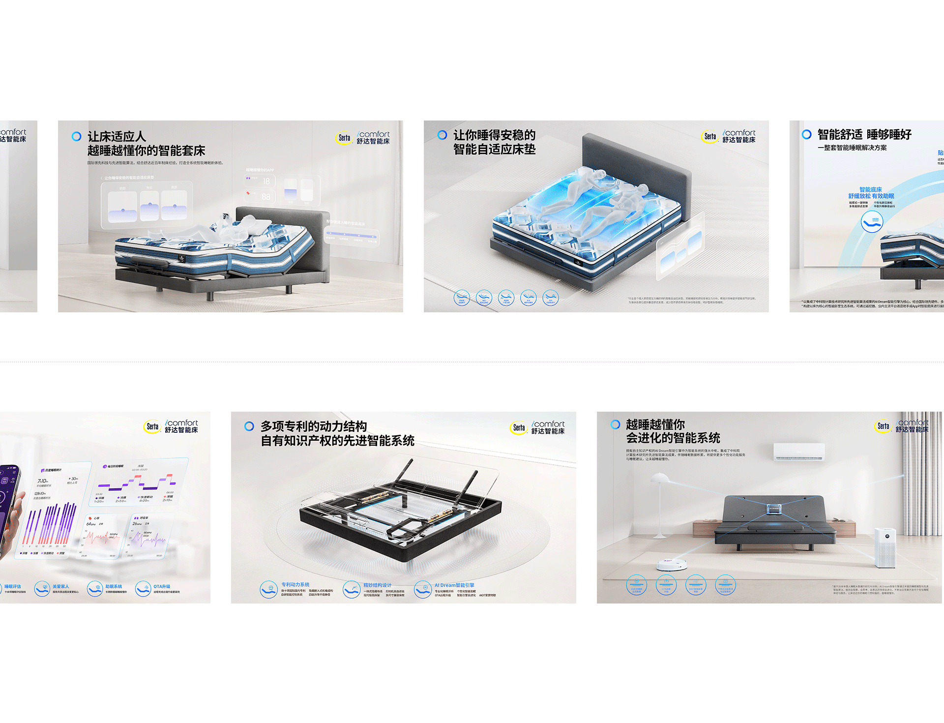 舒达iComfort智能床 【潜云品牌传媒】(图ZMzg0ODk5MzAw) - 电商 - 站酷设计师潜云品牌咨询原创素材 - 站酷ZCOOL