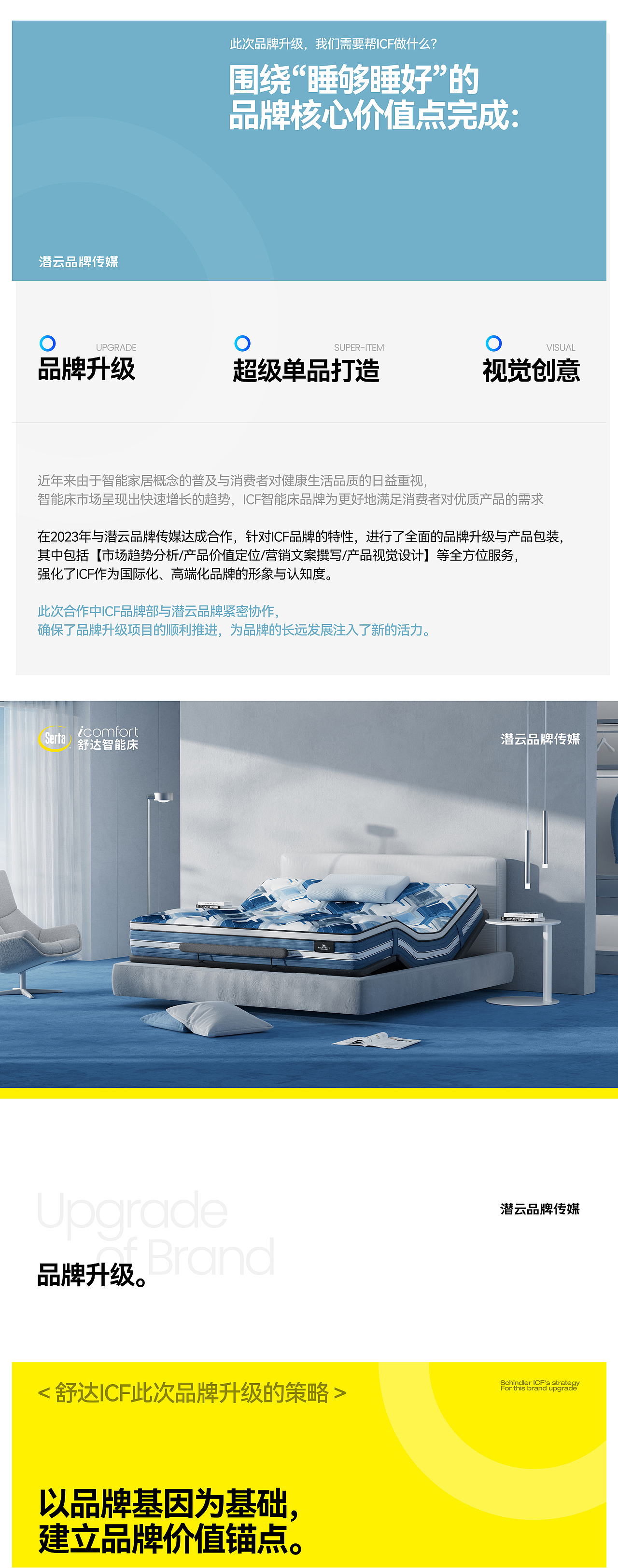 舒达iComfort智能床 【潜云品牌传媒】(图ZMzg0ODk5MjU2) - 电商 - 站酷设计师潜云品牌咨询原创素材 - 站酷ZCOOL