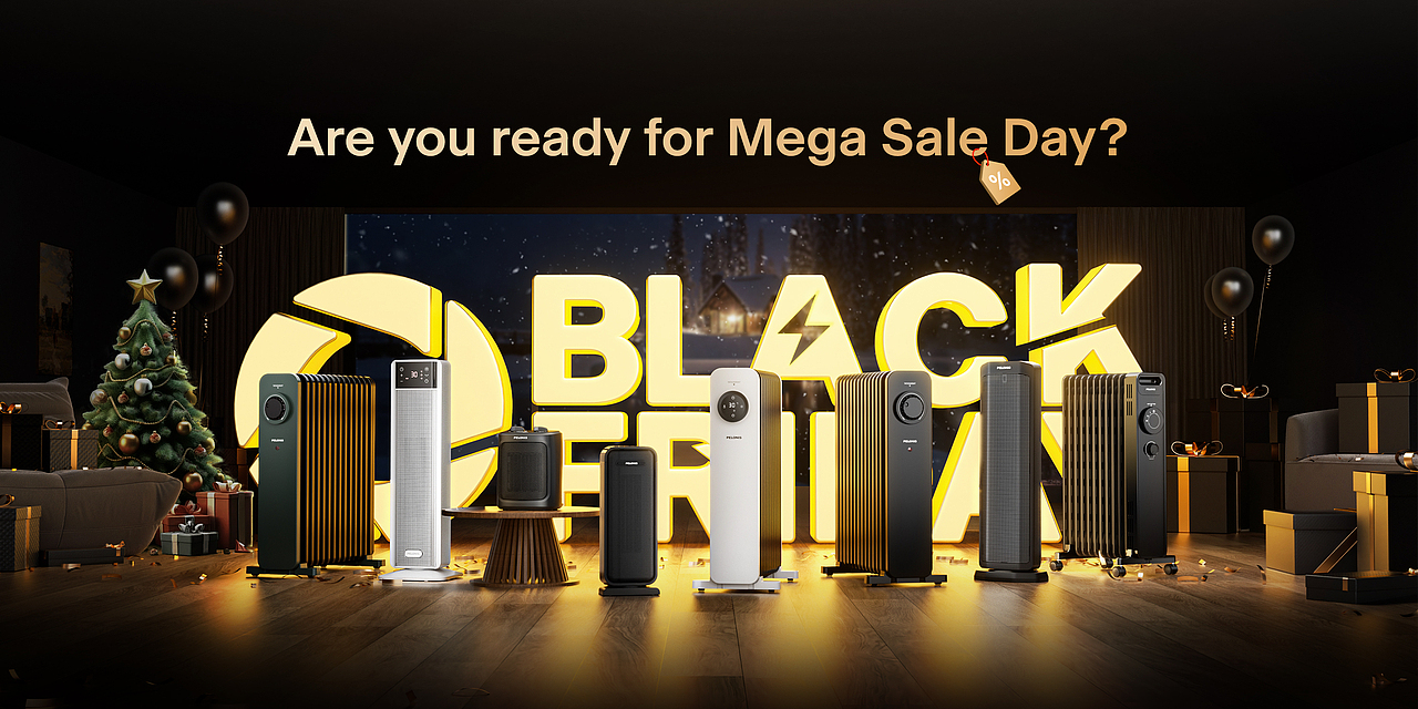 《取暖器产品》渲染系列-跨境电商