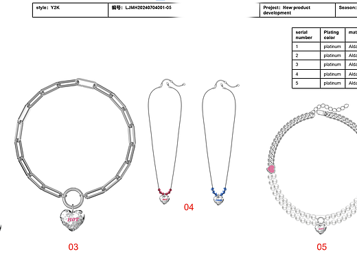 潮流首饰设计，流行首饰设计案例