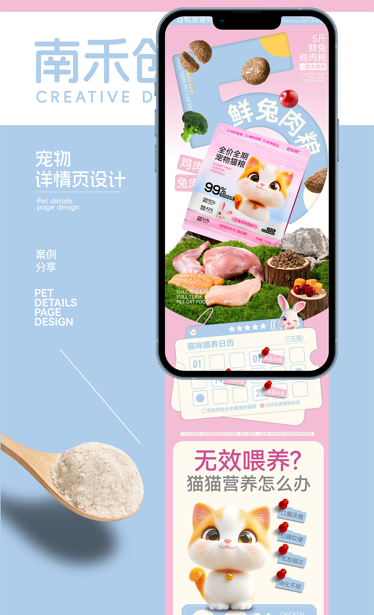 宠物详情页设计/猫粮详情页设计/宠物品牌设计