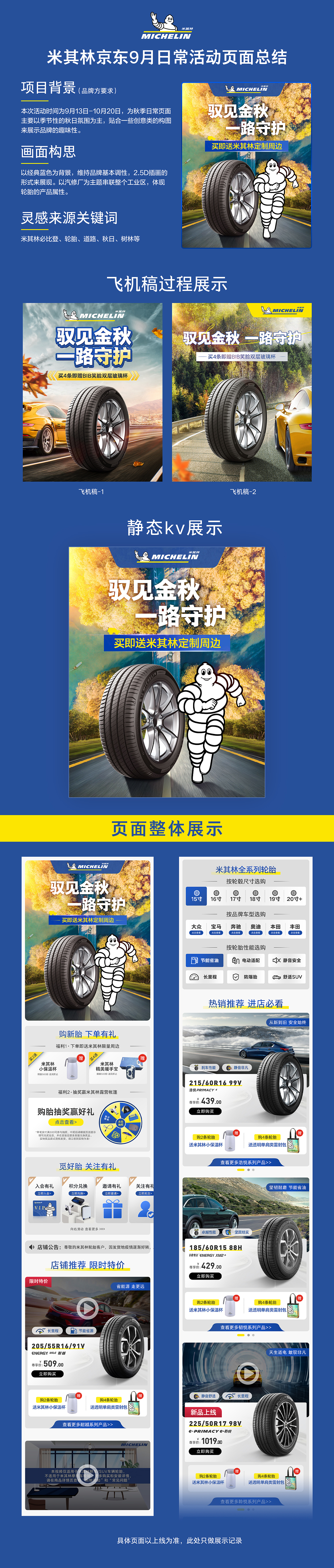 2022年米其林京东自营旗舰店大促活动汇总（图ZMzg0OTE2MDU2） - 电商 - 站酷设计师设计师的小棉袄原创素材 - 站酷ZCOOL