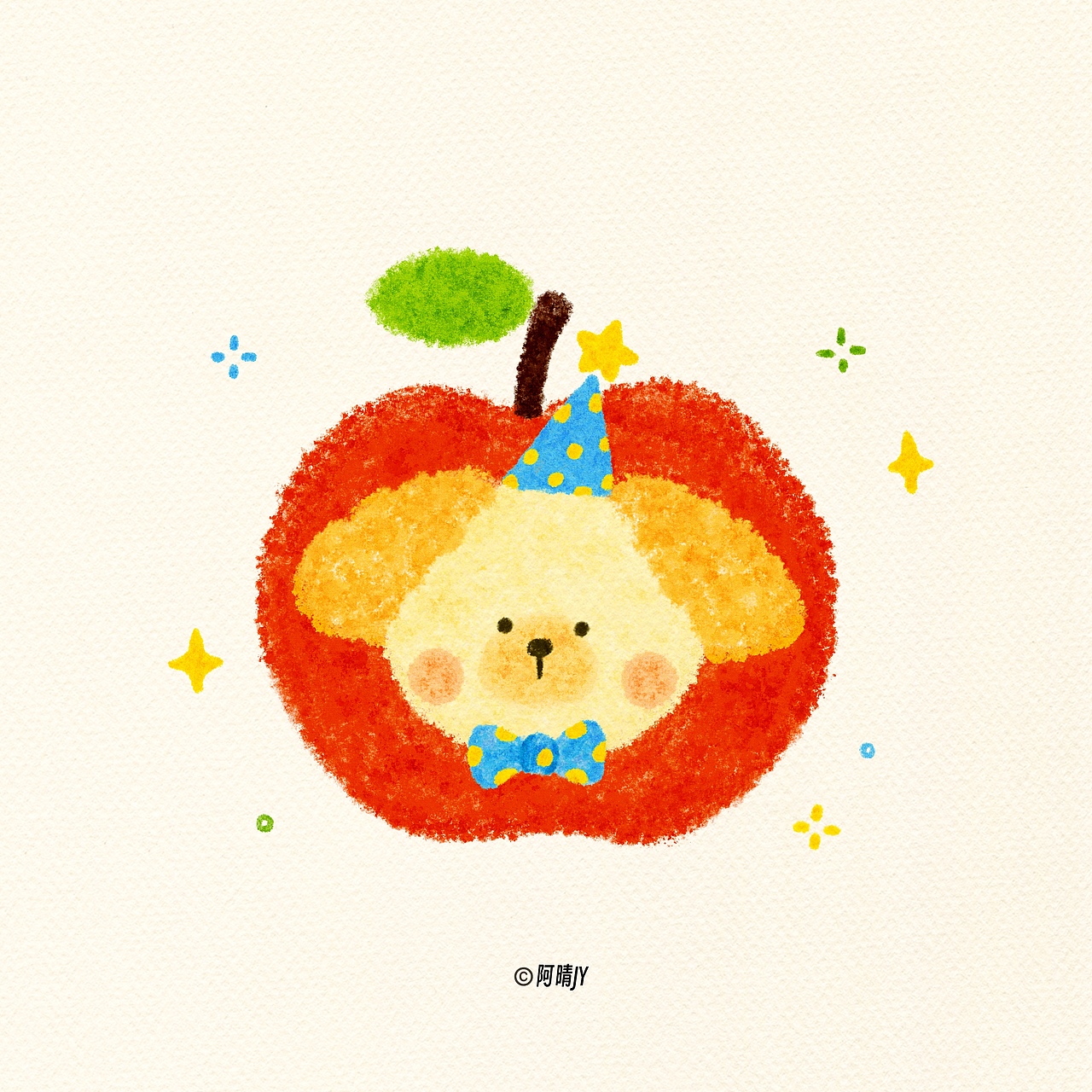 2024苹果插画合集（图ZMzg0OTI1NDQ4） - 商业插画 - 站酷设计师阿晴AQING原创素材 - 站酷ZCOOL