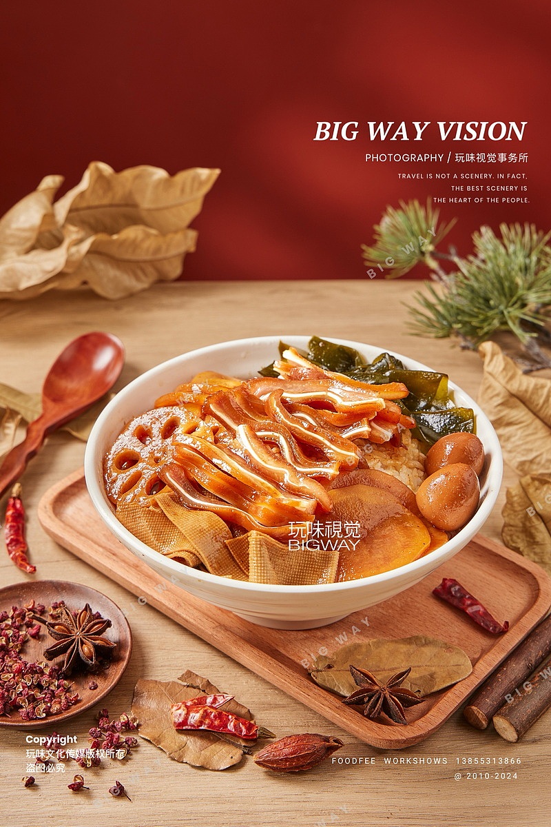 卤味衢州鸭头｜趣味鸭×BIG WAY玩味（图ZMzg0OTI2MjUy） - 美食摄影 - 站酷设计师玩味拾光原创素材 - 站酷ZCOOL