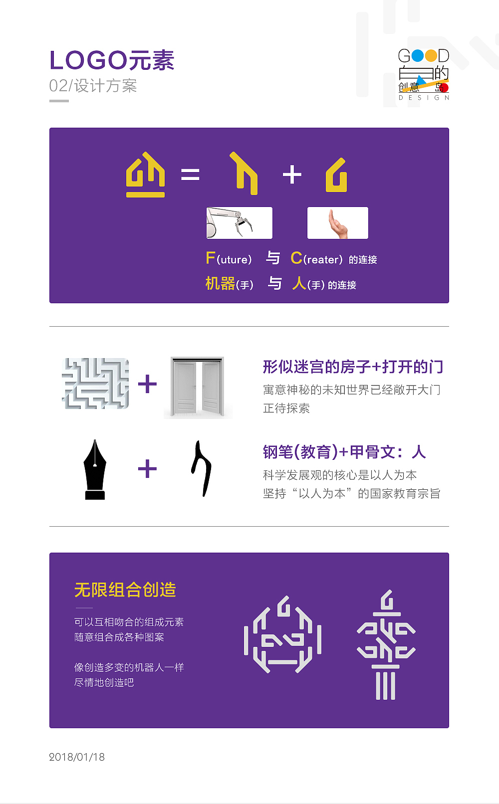 LOGO设计 | 未来创客（7年前作品）（图ZMzg0OTI4MDAw） - Logo - 站酷设计师小白是个设计师原创素材 - 站酷ZCOOL