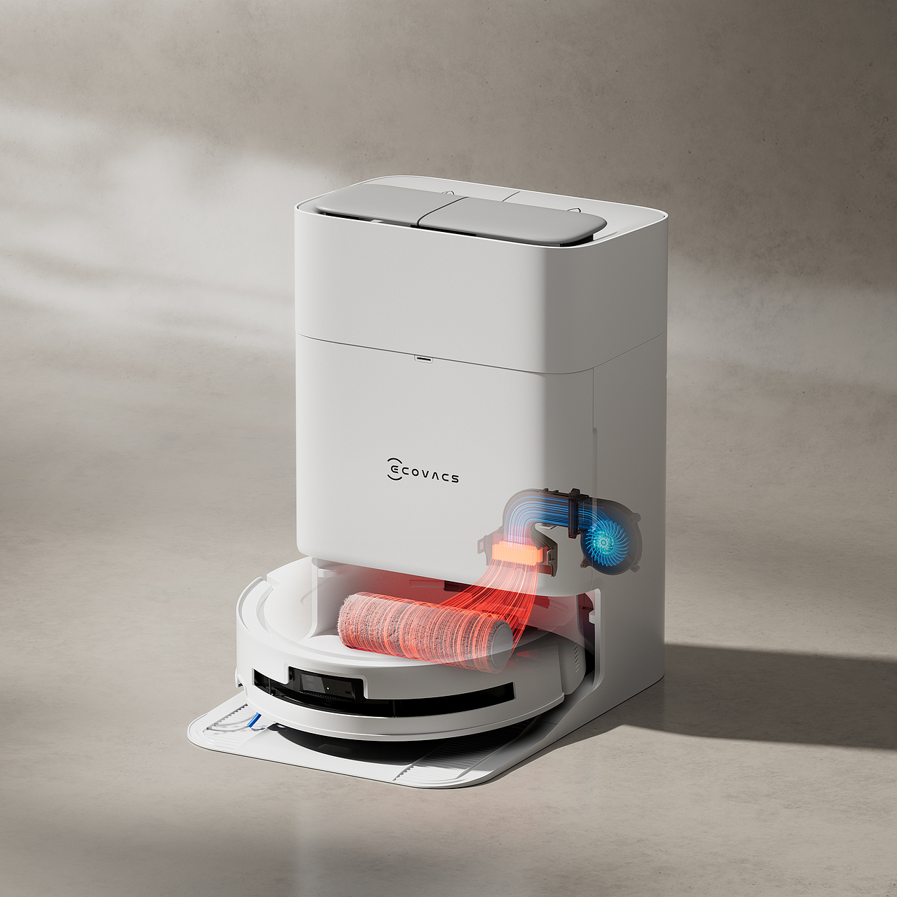 扫地机器人三维渲染图