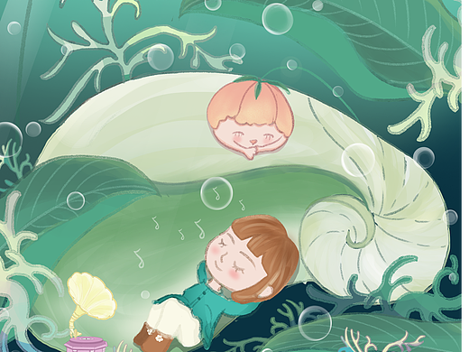 宁静闲时（个人主页-ZNzEzMzM2MjQ=） - 儿童插画 - 站酷设计师雨落秋原创素材 - 站酷ZCOOL