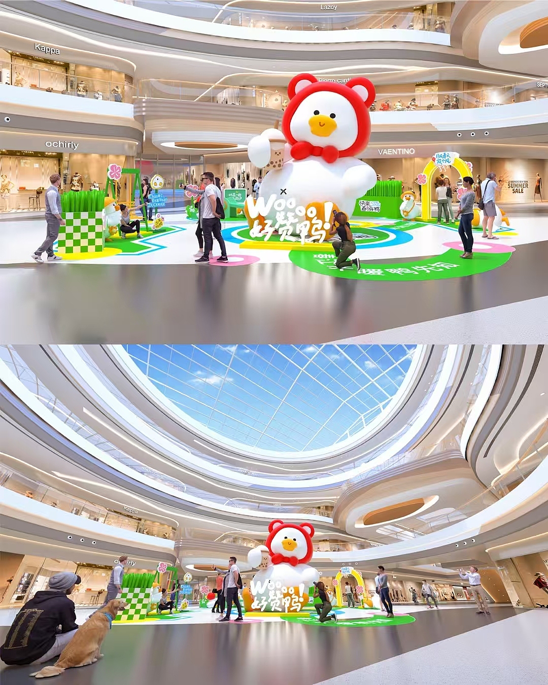 春季美陈原创设计方案！懒嘟嘟春来无事～只为花忙（图ZMzg0OTU3NDY0） - 景观设计 - 站酷设计师IP设计老何说原创素材 - 站酷ZCOOL