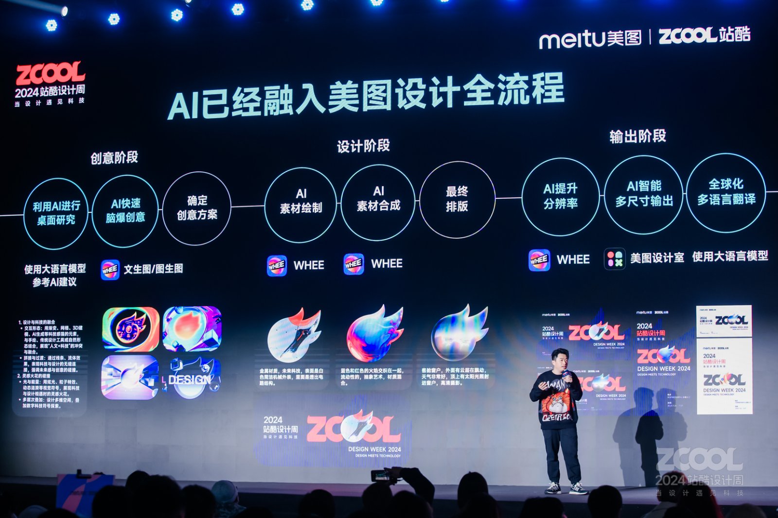 揭秘美图秀秀首创AI“万物生发”幕后的故事|2024站酷设计周回顾