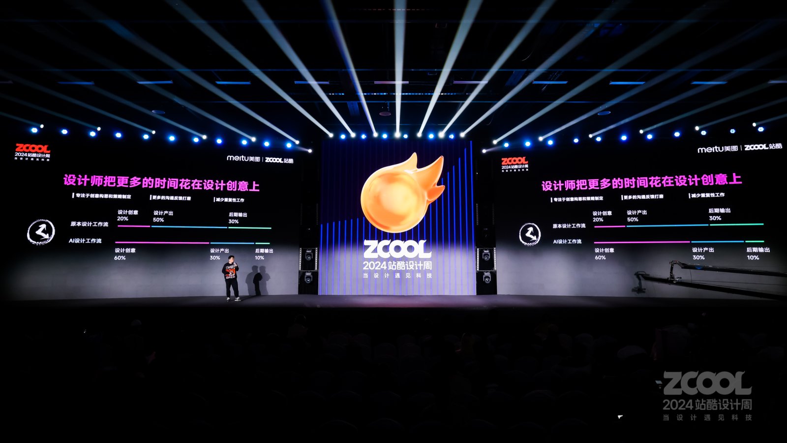 揭秘美图秀秀首创AI“万物生发”幕后的故事|2024站酷设计周回顾