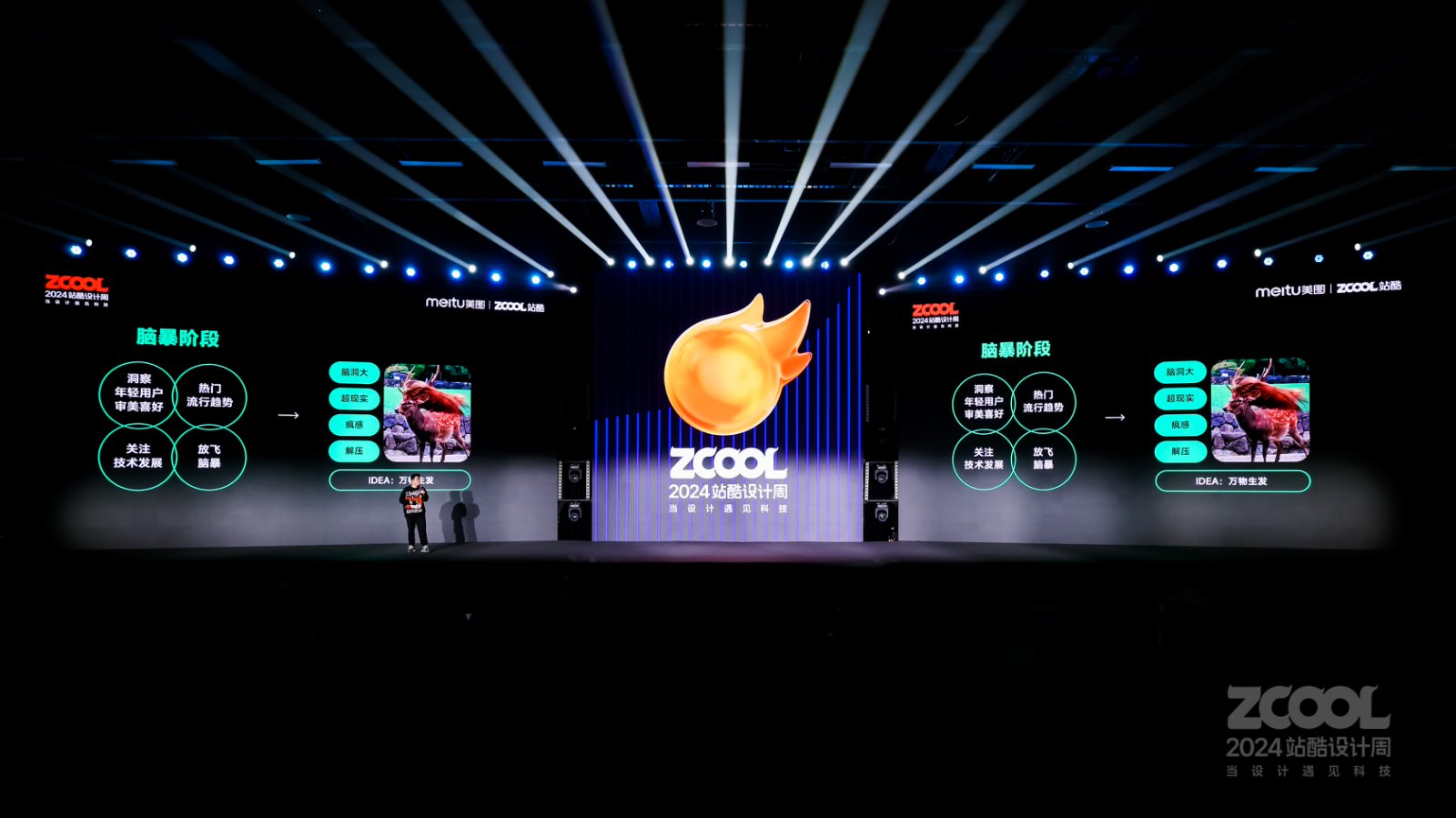 揭秘美图秀秀首创AI“万物生发”幕后的故事|2024站酷设计周回顾