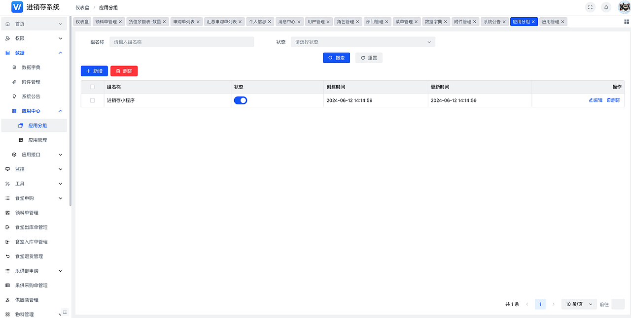 【产品设计】华中科技大学采供部进销存系统