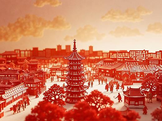 中国风剪纸动画