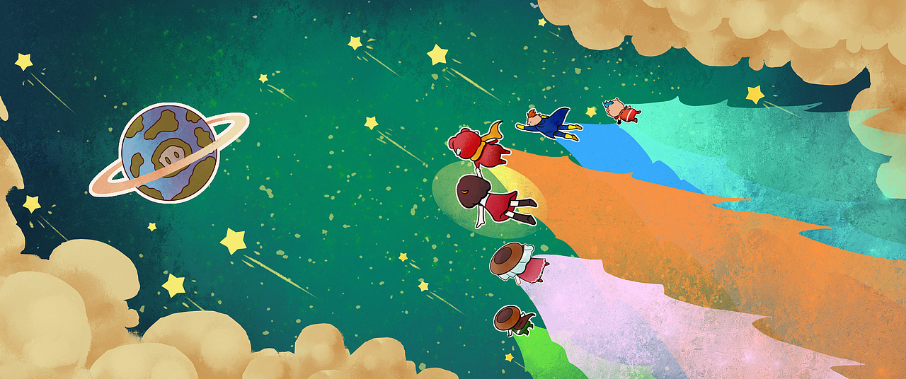 豬豬俠大電影《星際行動(dòng)》插畫繪制（圖ZMzg0OTc1MzAw） - 商業(yè)插畫 - 站酷設(shè)計(jì)師無敵小梅西原創(chuàng)素材 - 站酷ZCOOL