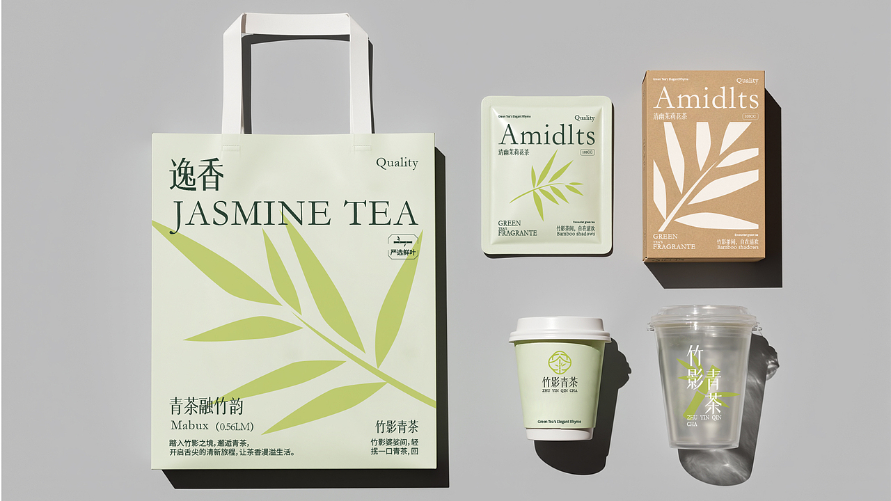 竹影青茶-茶饮品牌全案