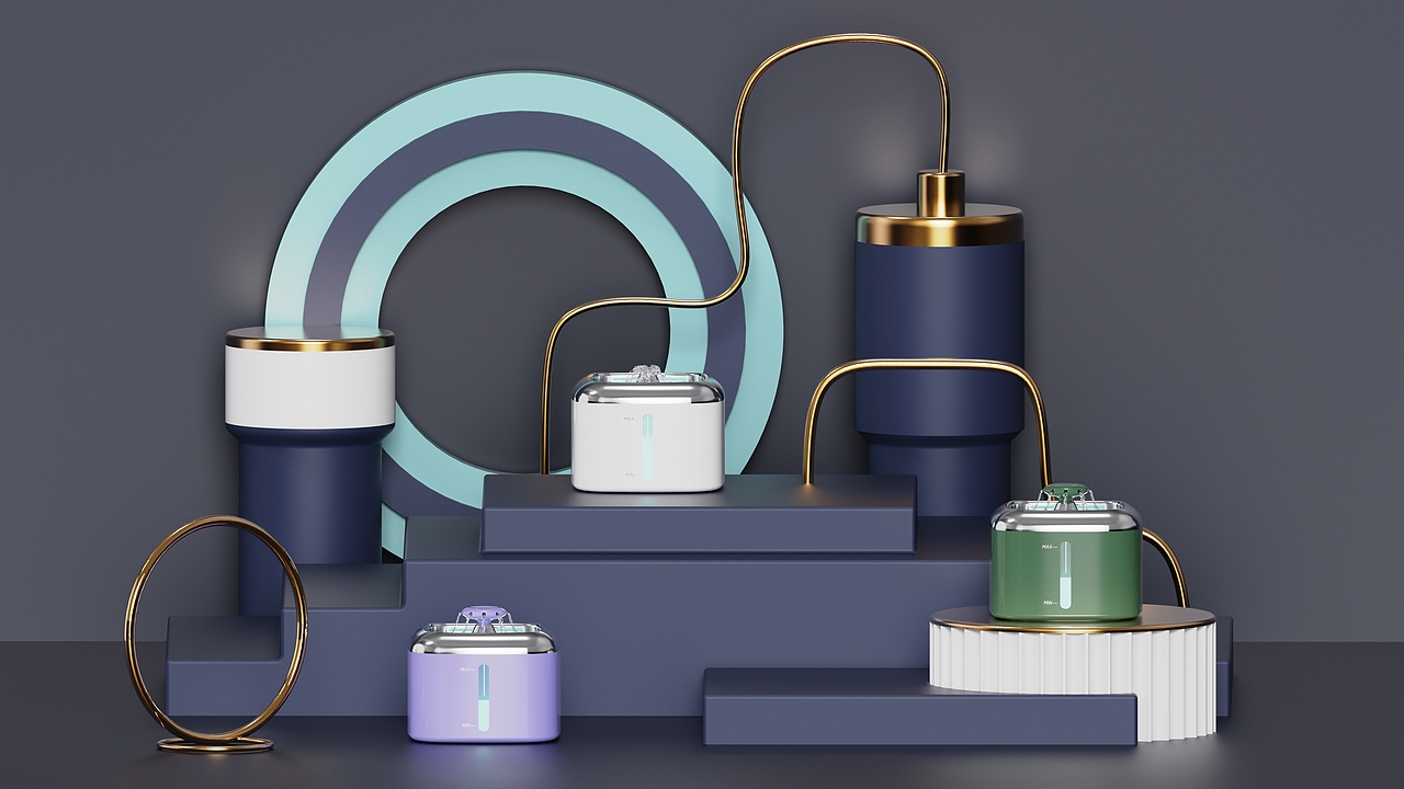 宠物用品公司原创案例 跨境宠物饮水机设计分享