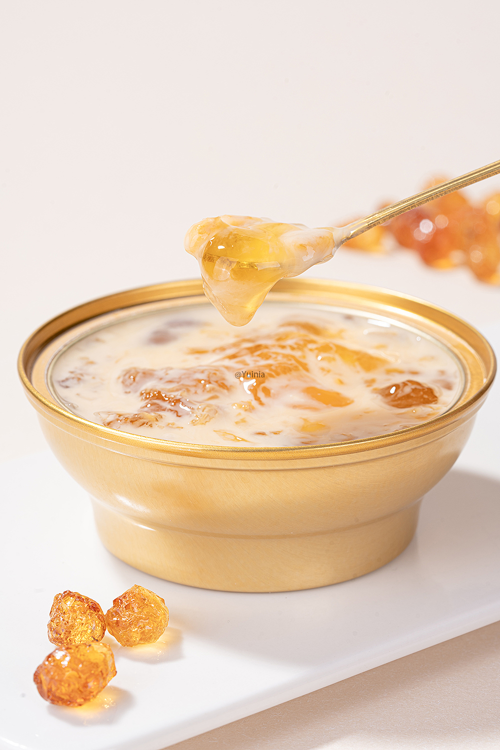 食品摄影 | 杨枝甘露桃胶&黑米藜麦燕窝粥