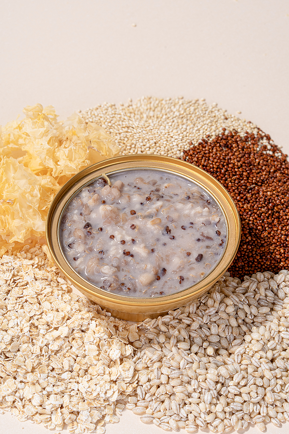 食品摄影 | 杨枝甘露桃胶&黑米藜麦燕窝粥