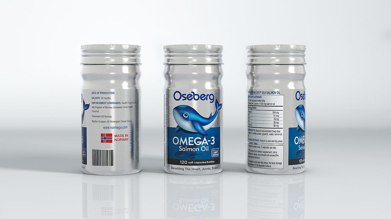 Oseberg鱼油品牌形象升级 | 包装设计 | 哲仕设计公司（图ZMzg0OTg0MTA0） - 包装 - 站酷设计师爆品包装设计原创素材 - 站酷ZCOOL