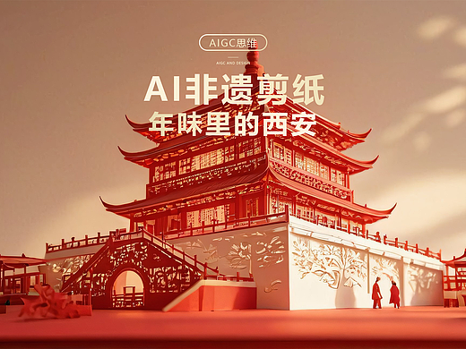 ​ AI非遗剪纸西安旅游篇