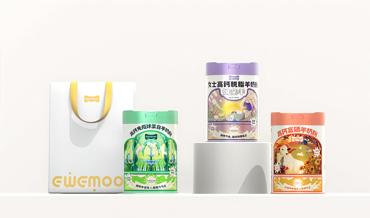 奶粉&山茶油 包装设计（图ZMzg0OTk4MjUy） - 包装 - 站酷设计师五藏者品牌设计原创素材 - 站酷ZCOOL