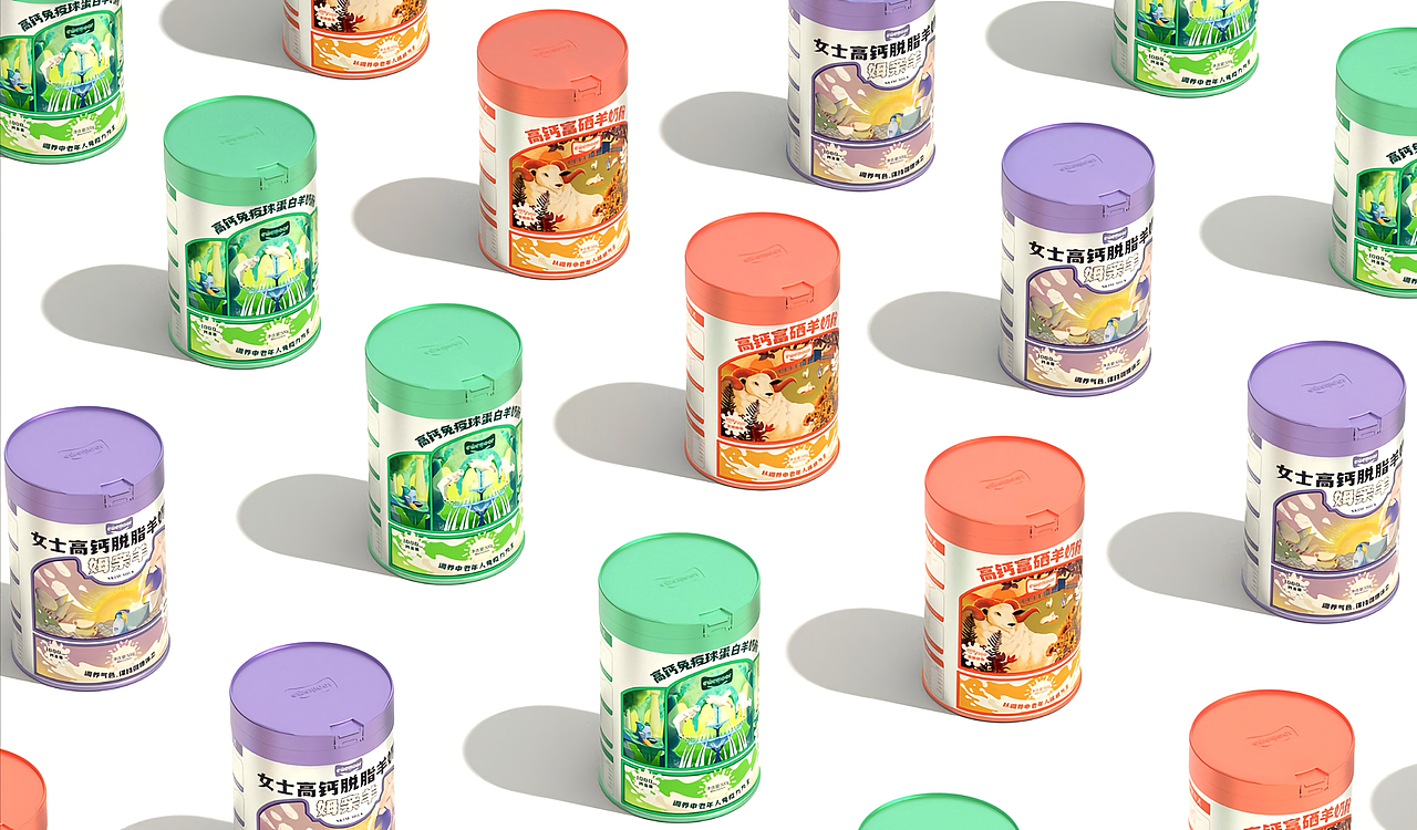 奶粉&山茶油 包装设计（图ZMzg0OTk4MjQ4） - 包装 - 站酷设计师五藏者品牌设计原创素材 - 站酷ZCOOL