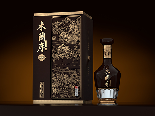 承德鸿辉双合酒业【木兰序1681】白酒包装设计白酒产品
