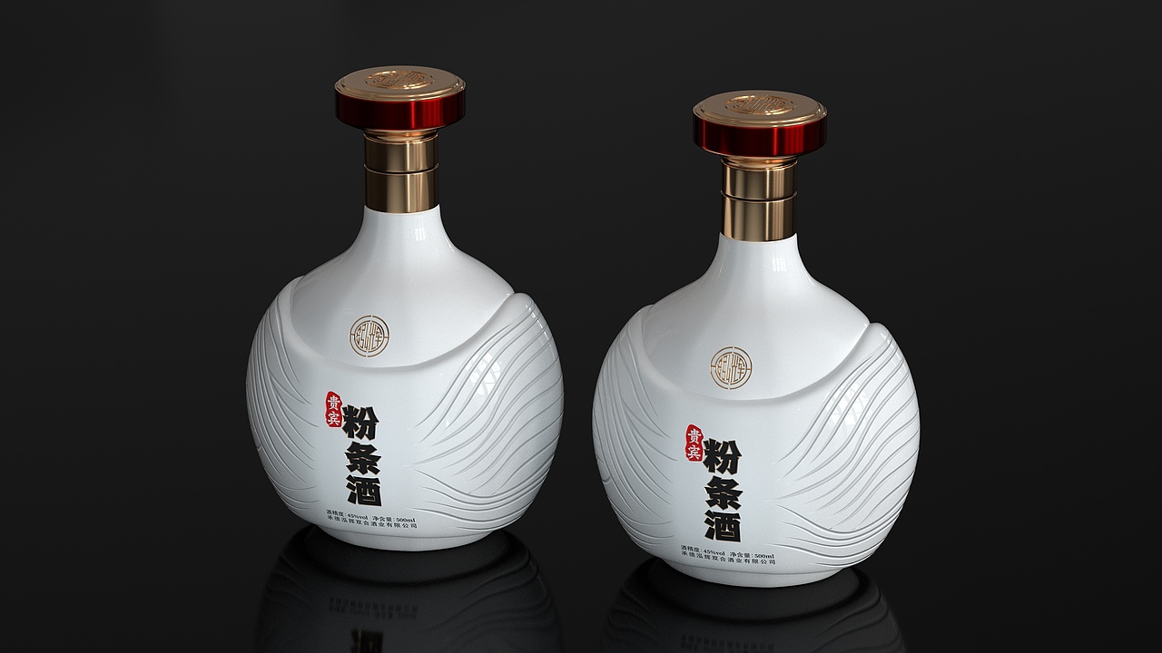 承德鸿辉双合酒业【粉条酒】白酒包装设计白酒产品