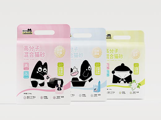 露宝妮|宠物品牌猫砂设计