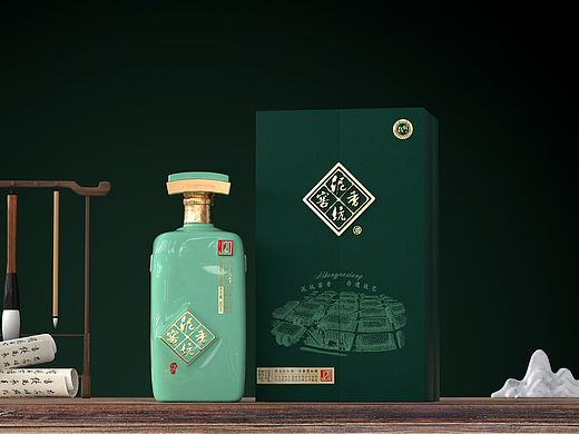 河北泥坑酒业【窖香J20】白酒包装设计白酒产品