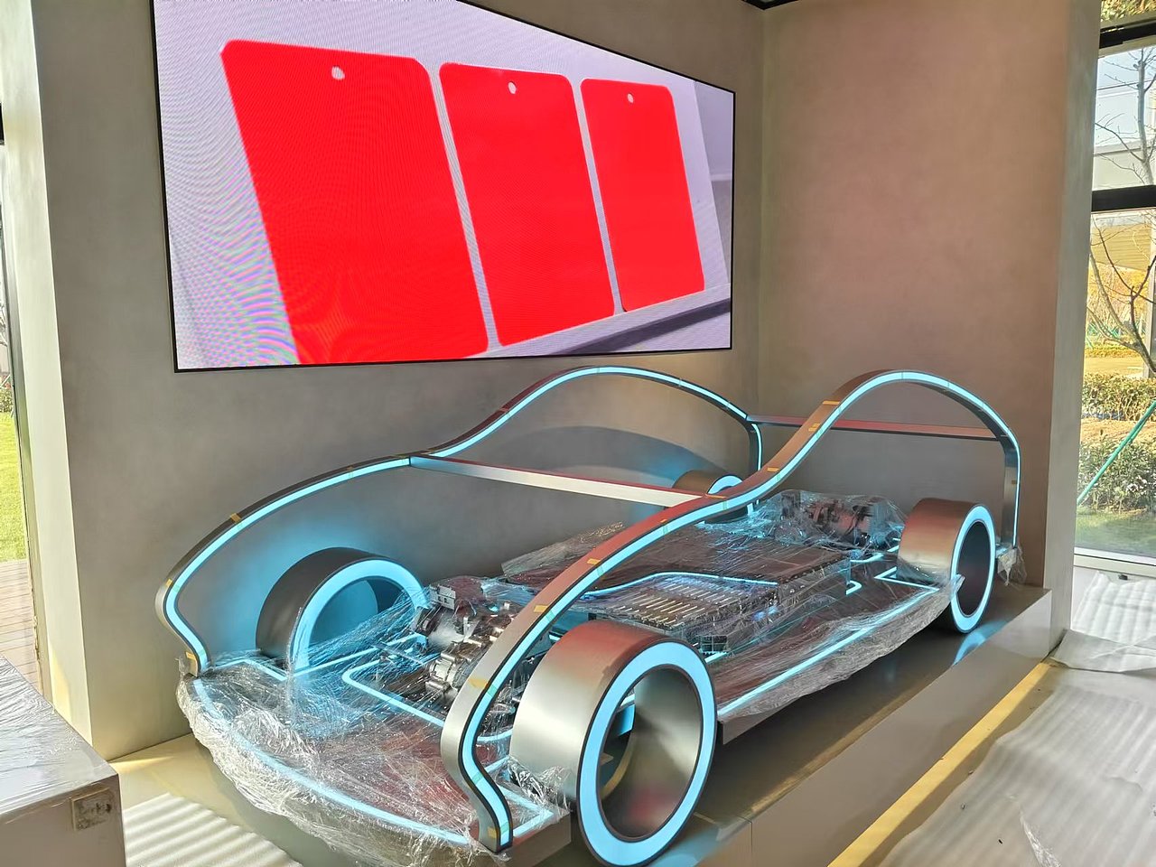 工业模型制作:汽车架构模型