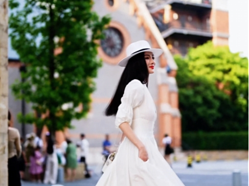 服装 街拍 短视频拍摄