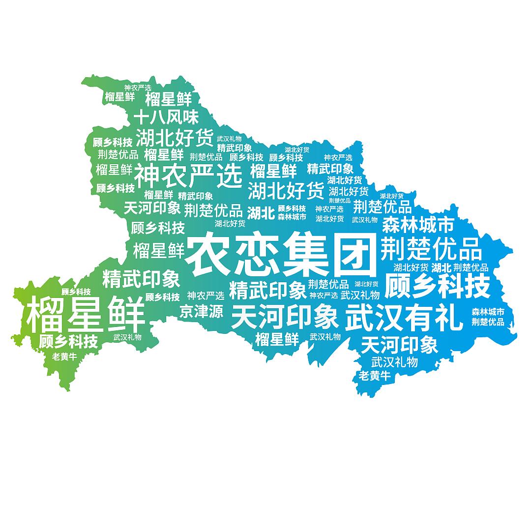 湖北农恋集团文化墙设计
