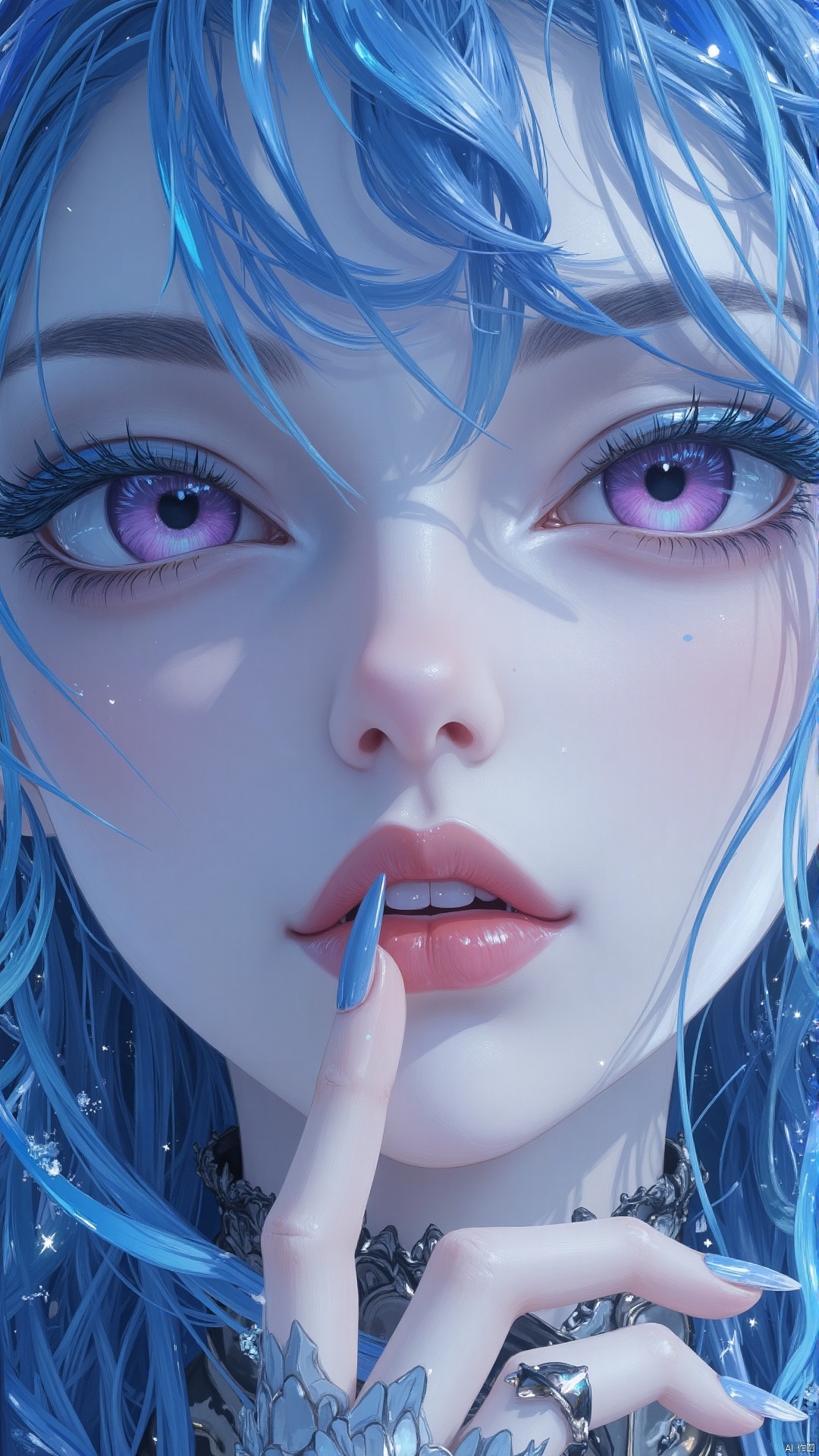 敖闰姑姑的眼影（AI创作）（图ZMzg1MDI1NDUy） - 艺术插画 - 站酷设计师dingzuhan原创素材 - 站酷ZCOOL