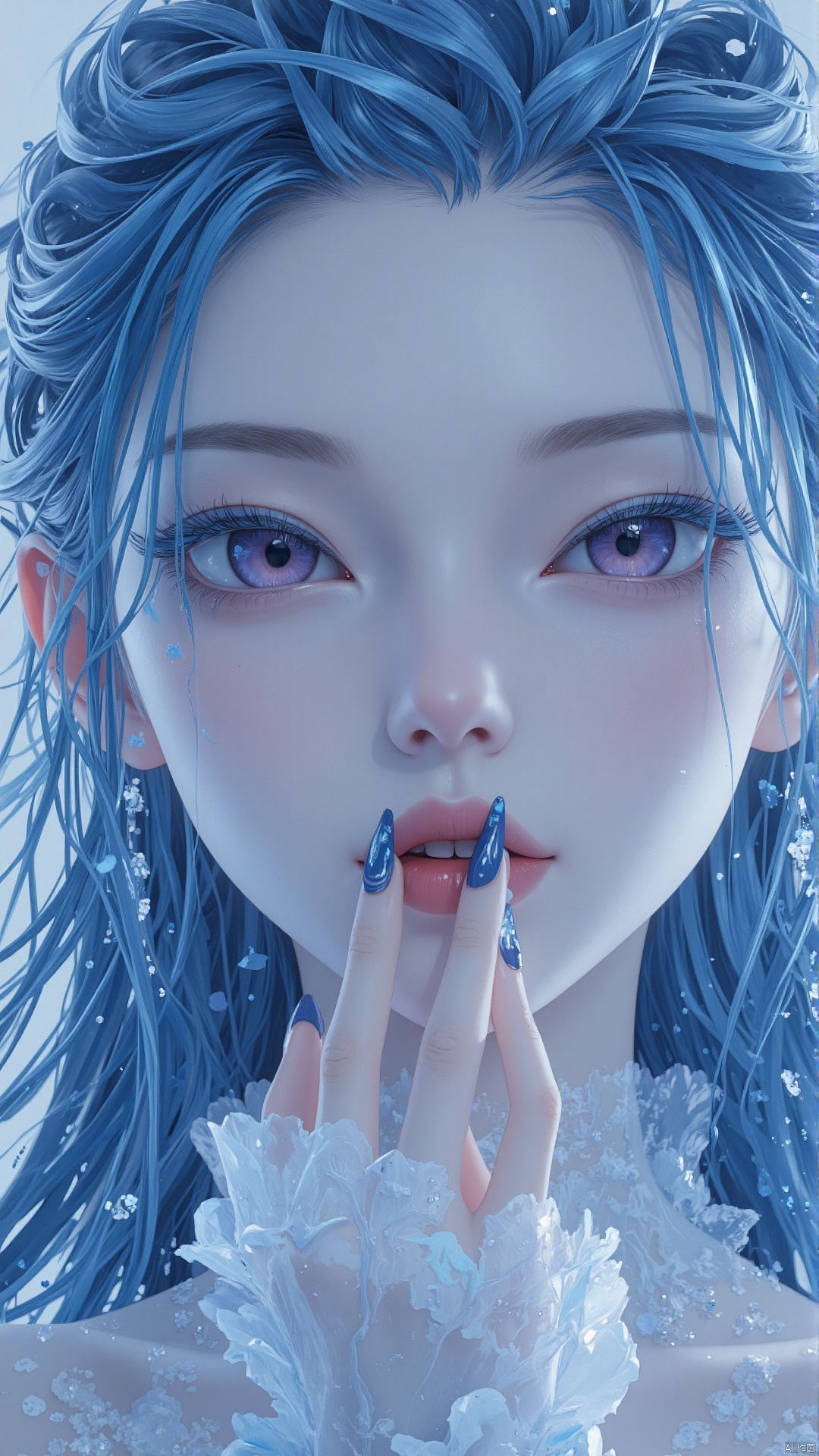 敖闰姑姑的眼影（AI创作）（图ZMzg1MDI1NDcy） - 艺术插画 - 站酷设计师dingzuhan原创素材 - 站酷ZCOOL