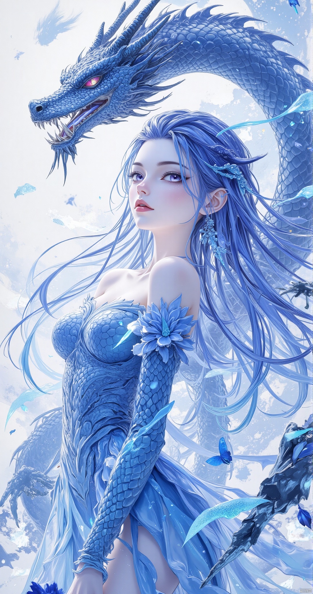 多情的敖闰姑姑(AI创作)（图ZMzg1MDMzNTEy） - AI作品 - 站酷设计师dingzuhan原创素材 - 站酷ZCOOL