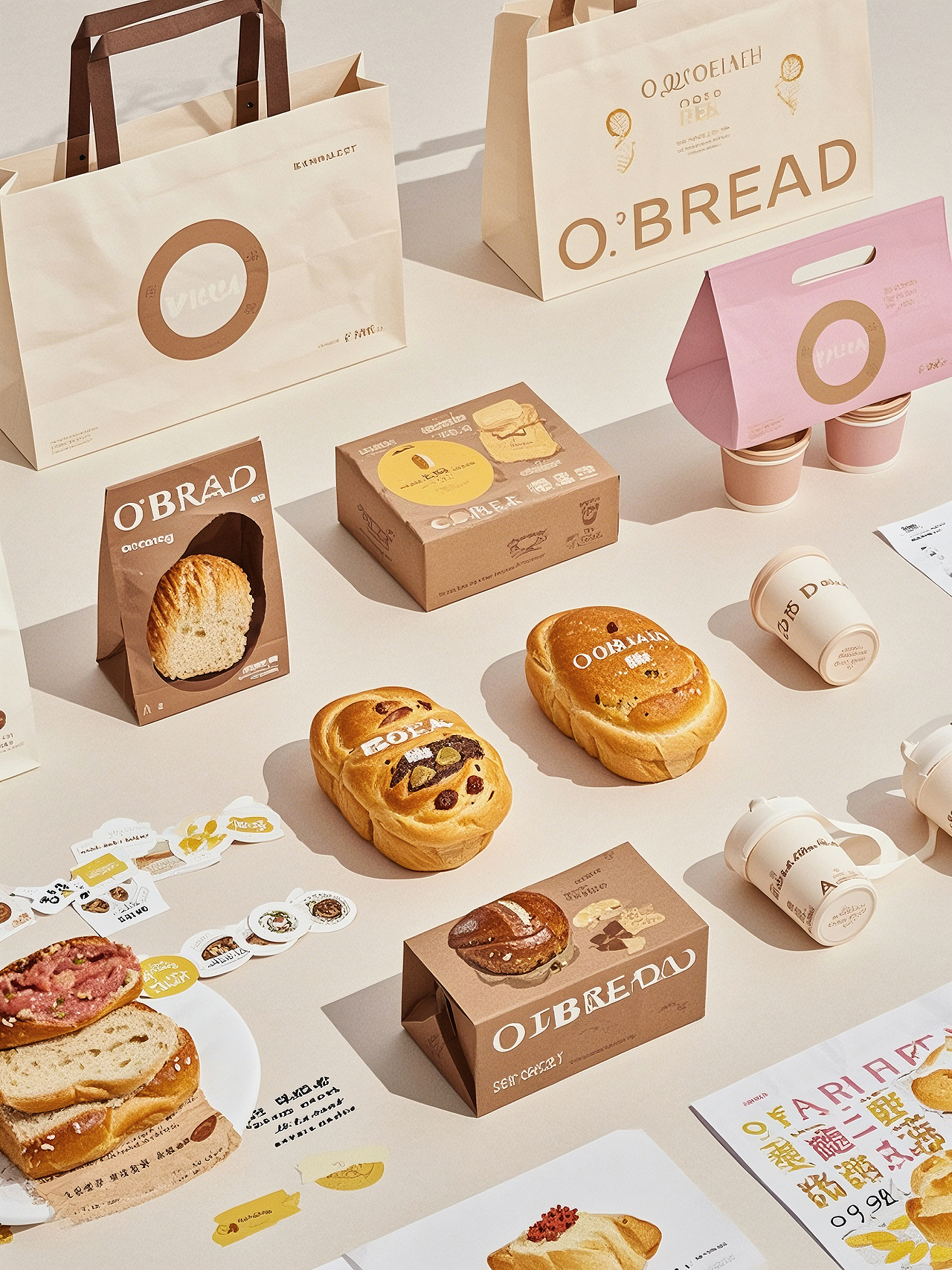 健康天然烘焙品牌设计