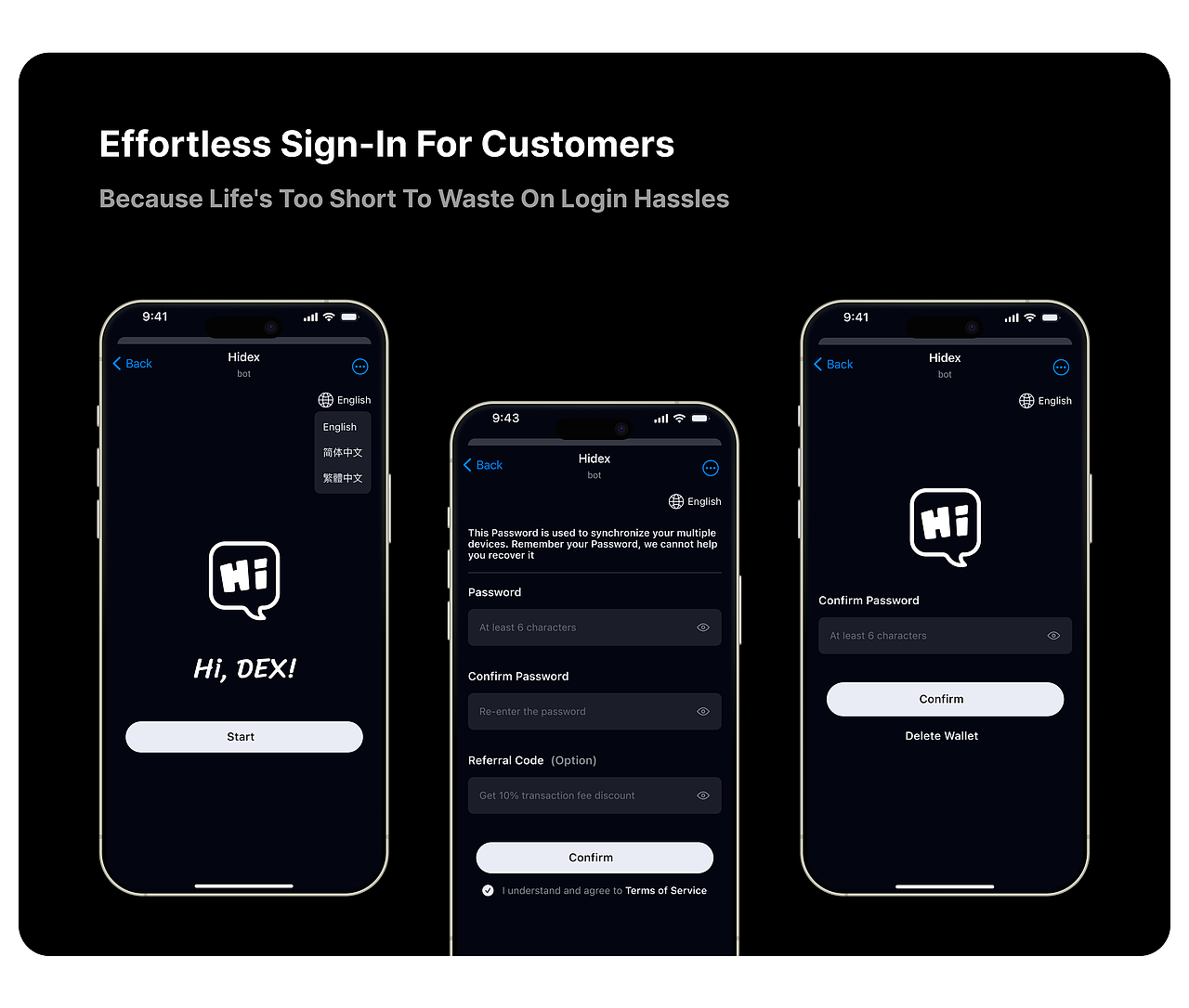 Web3海外交易小程序-Hidex（图ZMzg1MDQxMjEy） - APP界面 - 站酷设计师热心厦门市民原创素材 - 站酷ZCOOL