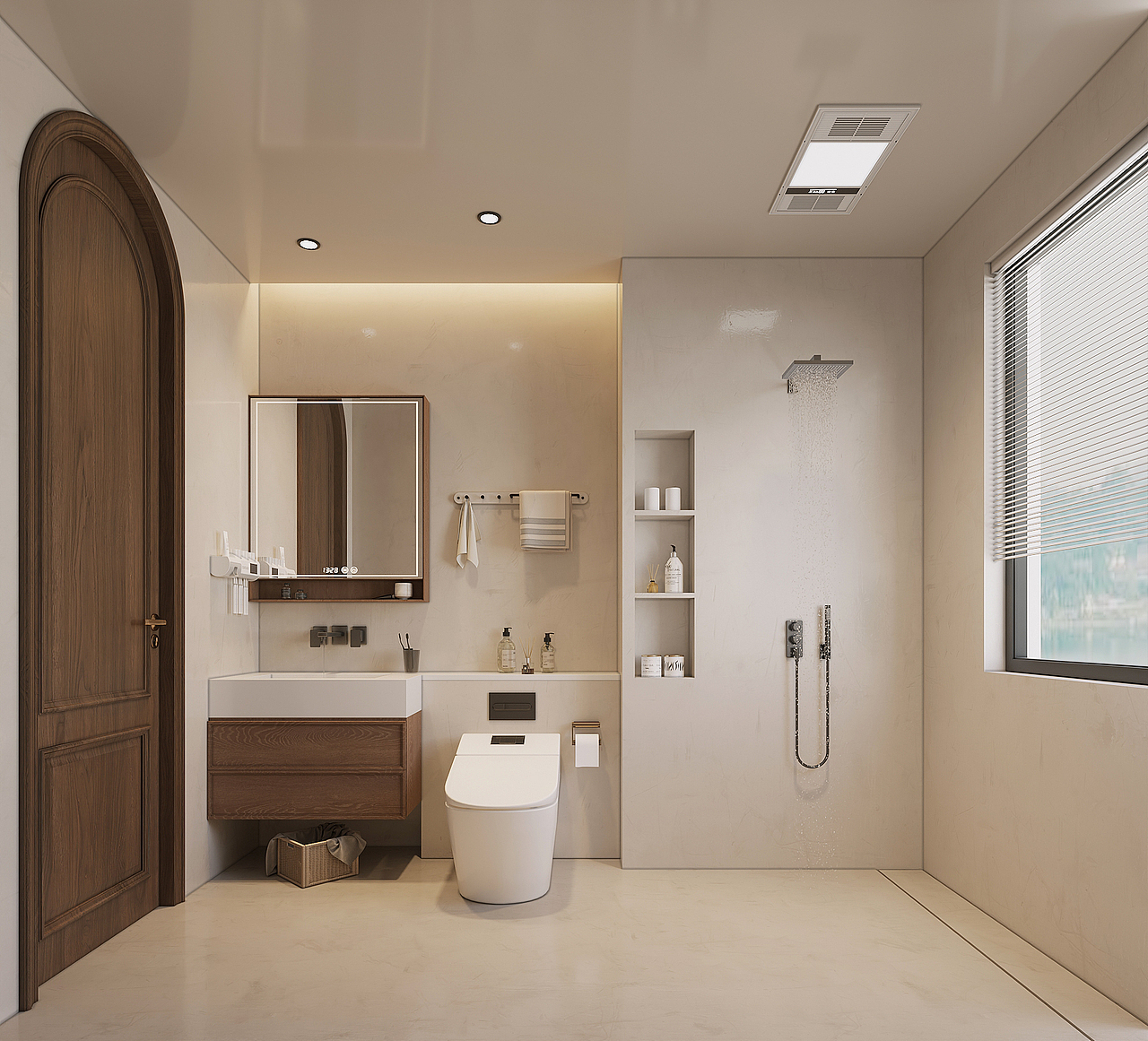 中古风家装全景图