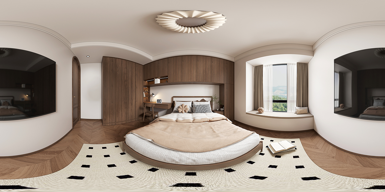 中古风家装全景图