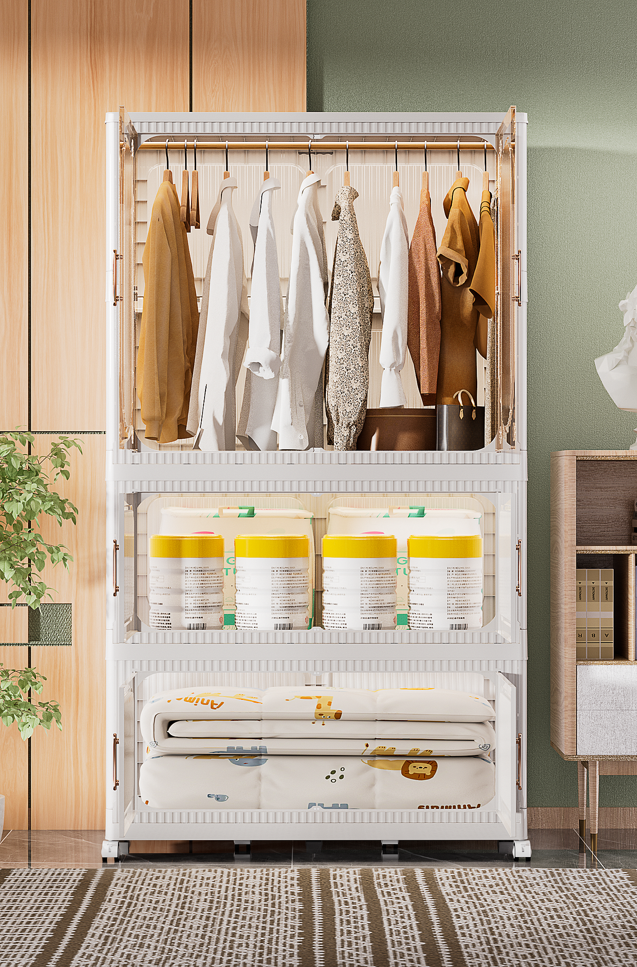 折叠衣柜（图ZMzg1MDQzNDIw） - 产品 - 站酷设计师彼岸花残殁忘川原创素材 - 站酷ZCOOL