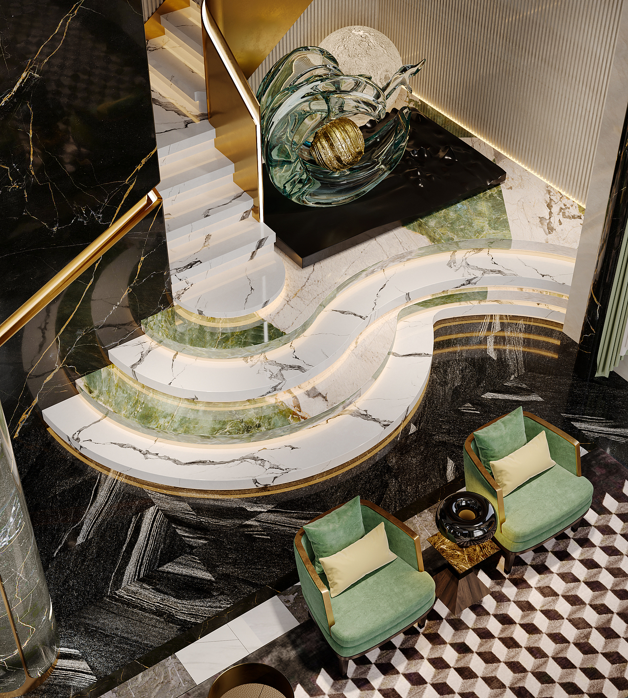 挑空别墅——长沙佐尚视觉