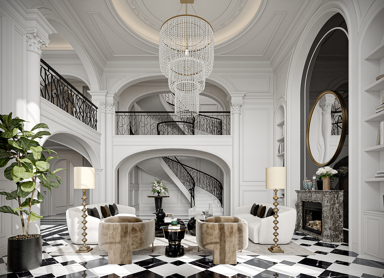 挑空别墅——长沙佐尚视觉