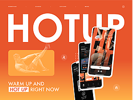 健身運(yùn)動(dòng)UI丨熱起HOTUP