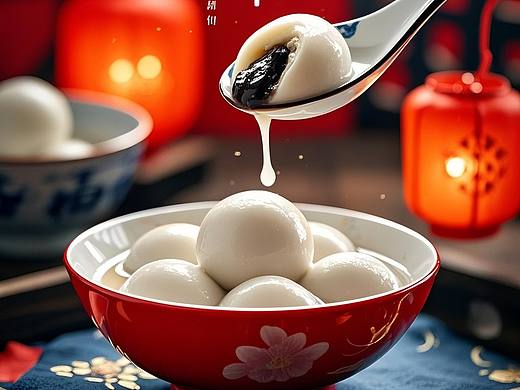 元宵节吃汤圆元宵系列之几